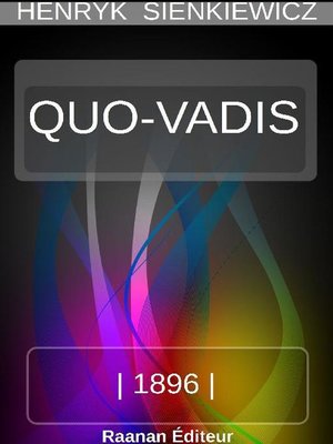 cover image of QUO VADIS